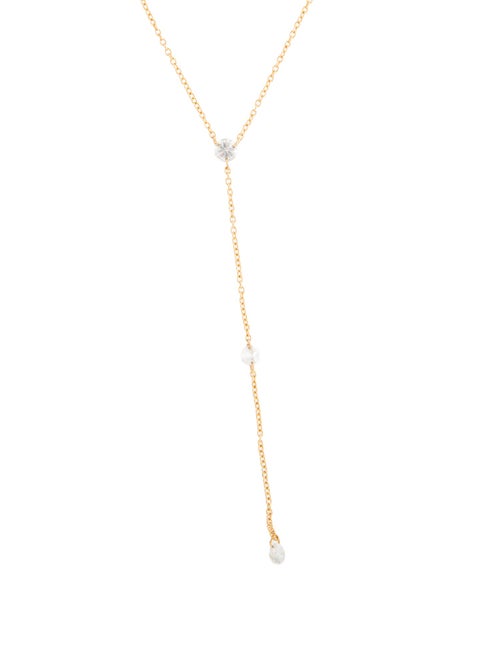 Necklace 14K Diamond Lavalier Necklace