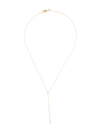 Necklace 14K Diamond Lavalier Necklace