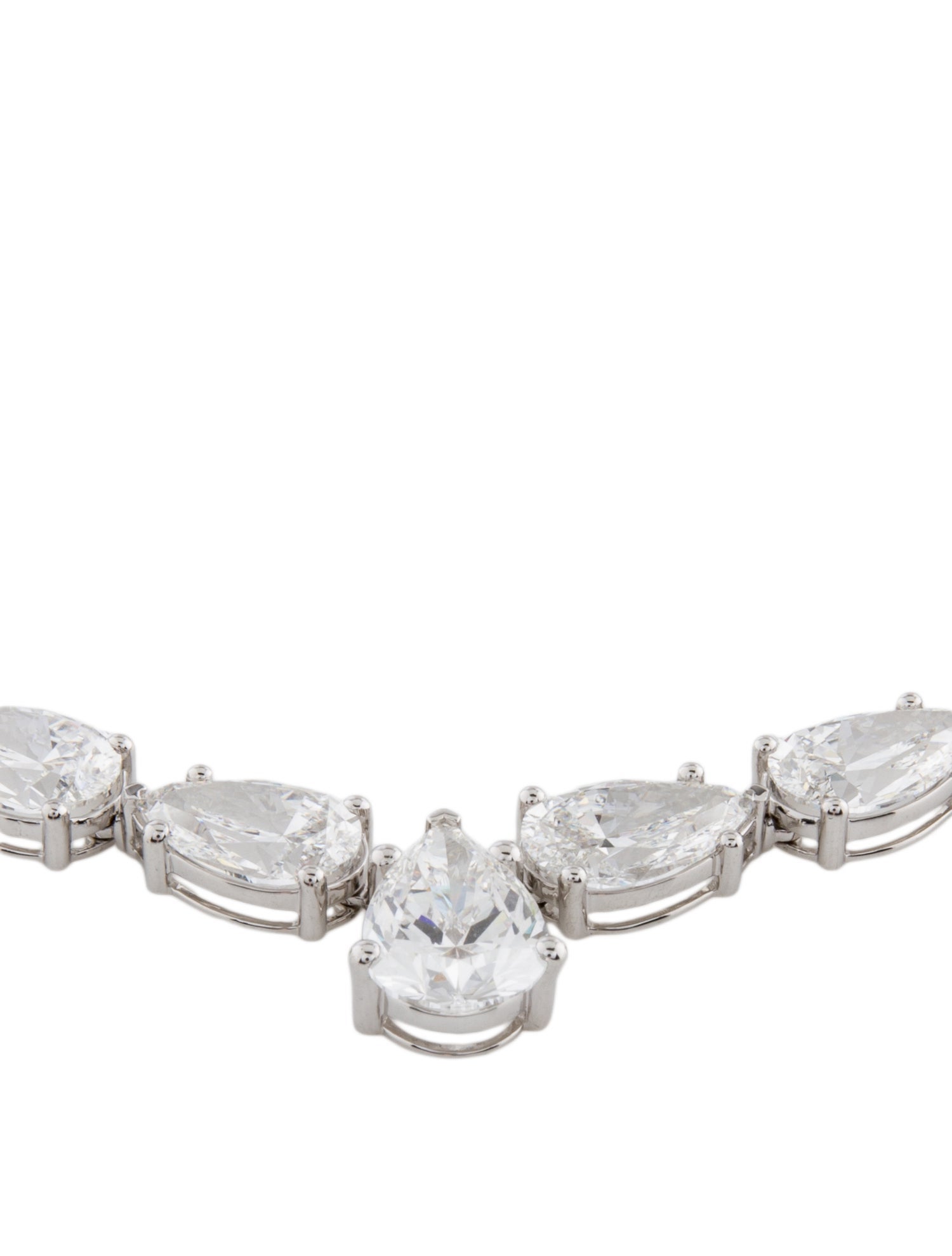 Necklace 14K 53.36ctw Lab-Grown Diamond Tennis Collar Necklace