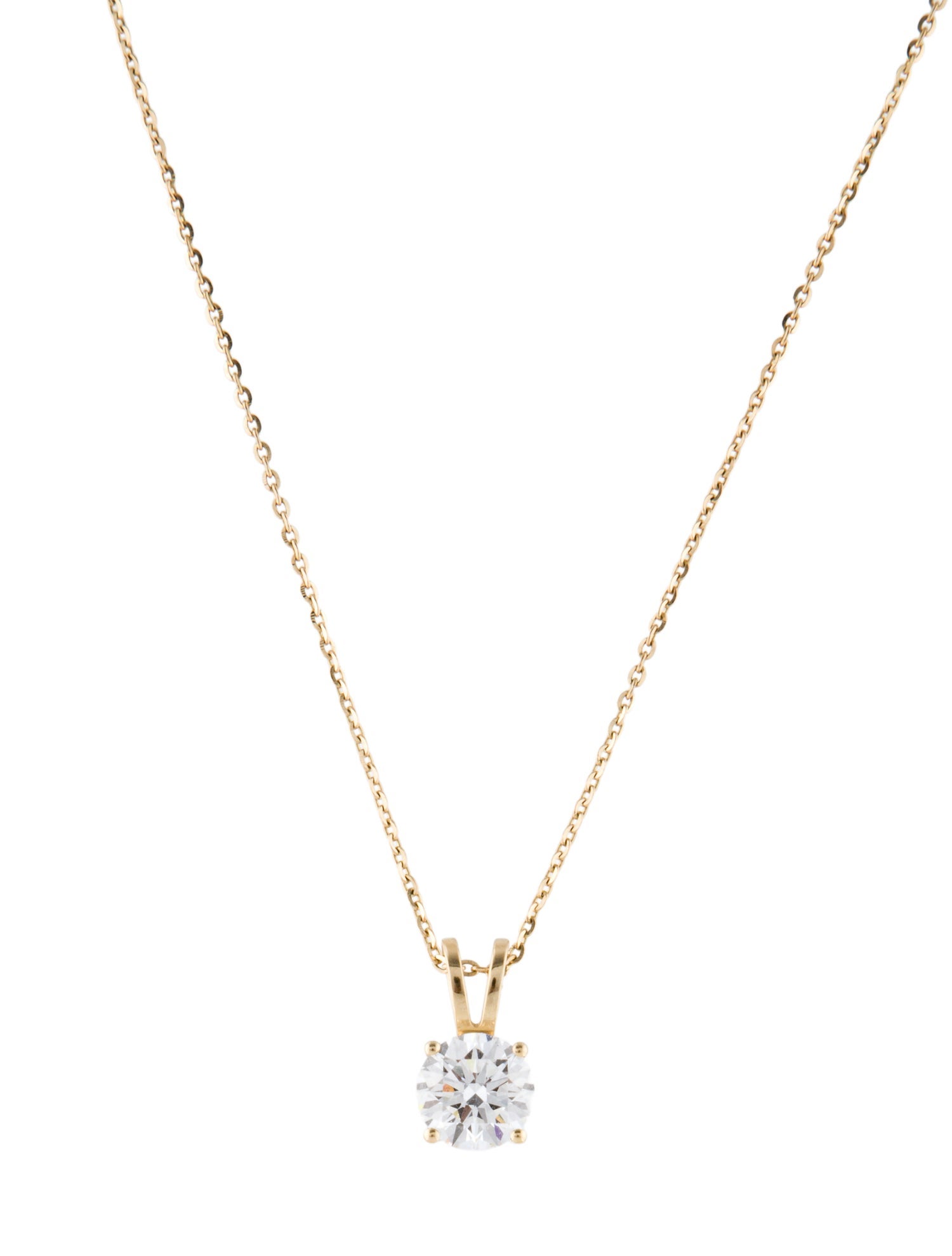 Necklace 14K 2.05ctw Lab-Grown Diamond Pendant Necklace