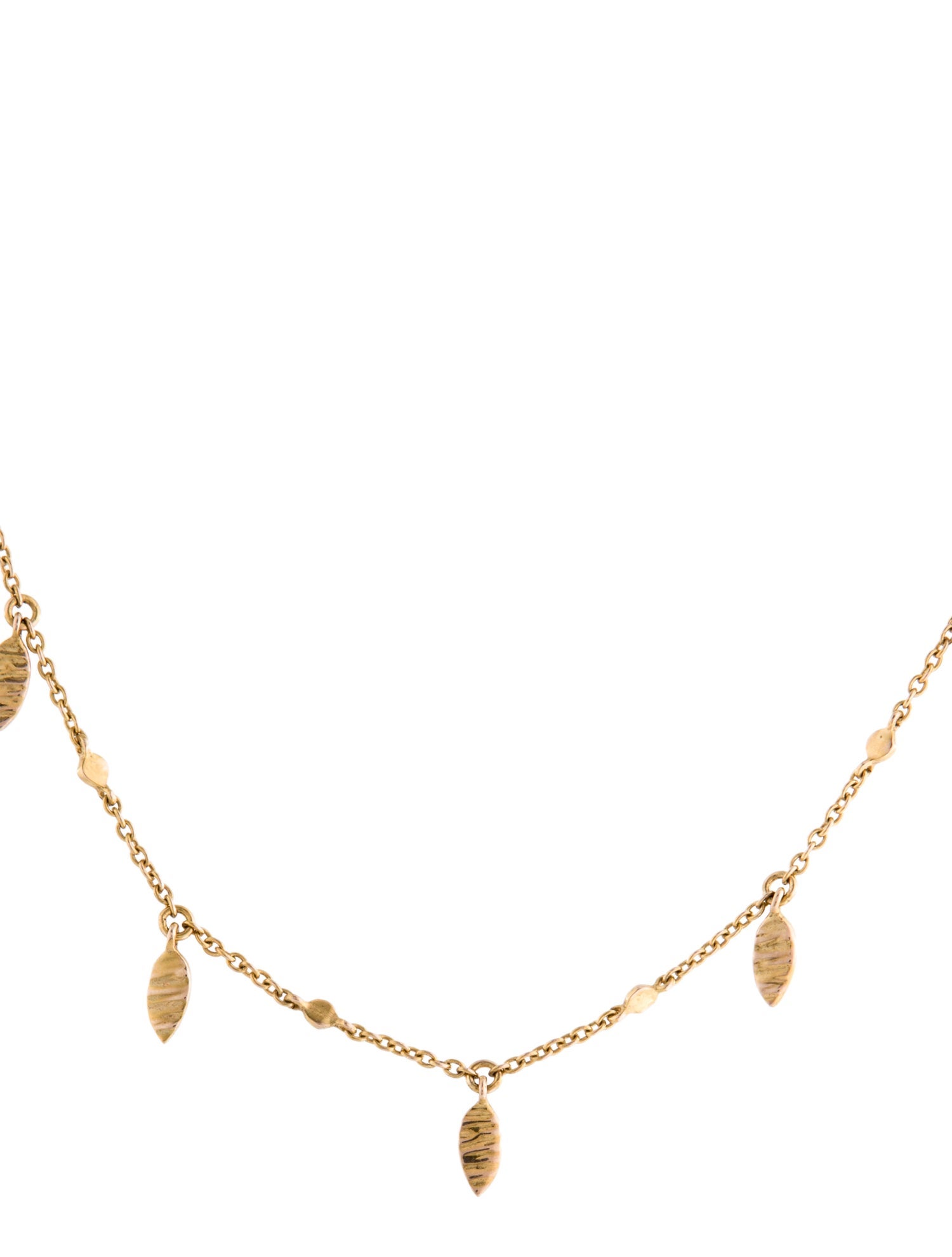 Missoma Leaf Charm Chocker