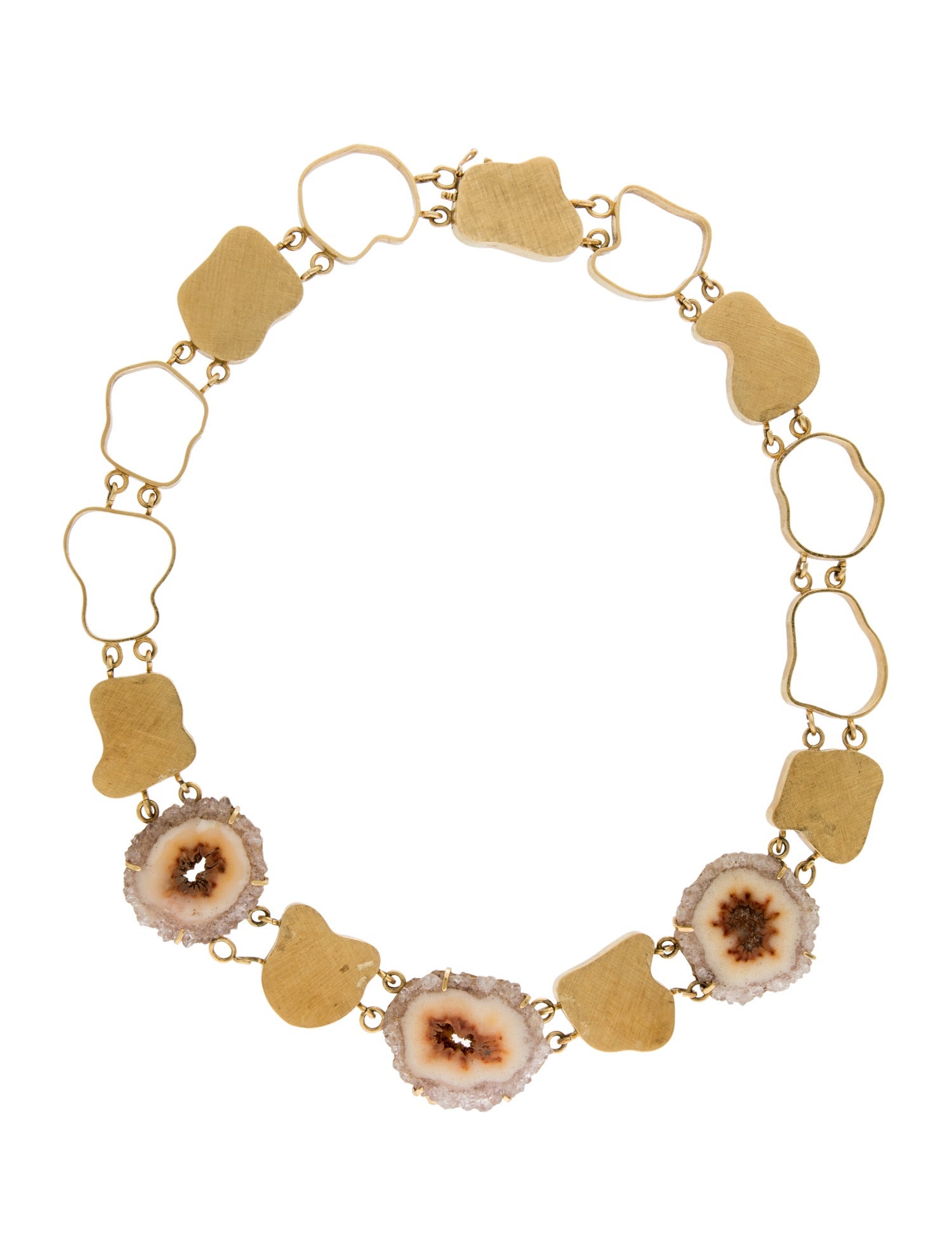 Necklace 18K Geode Collar Necklace