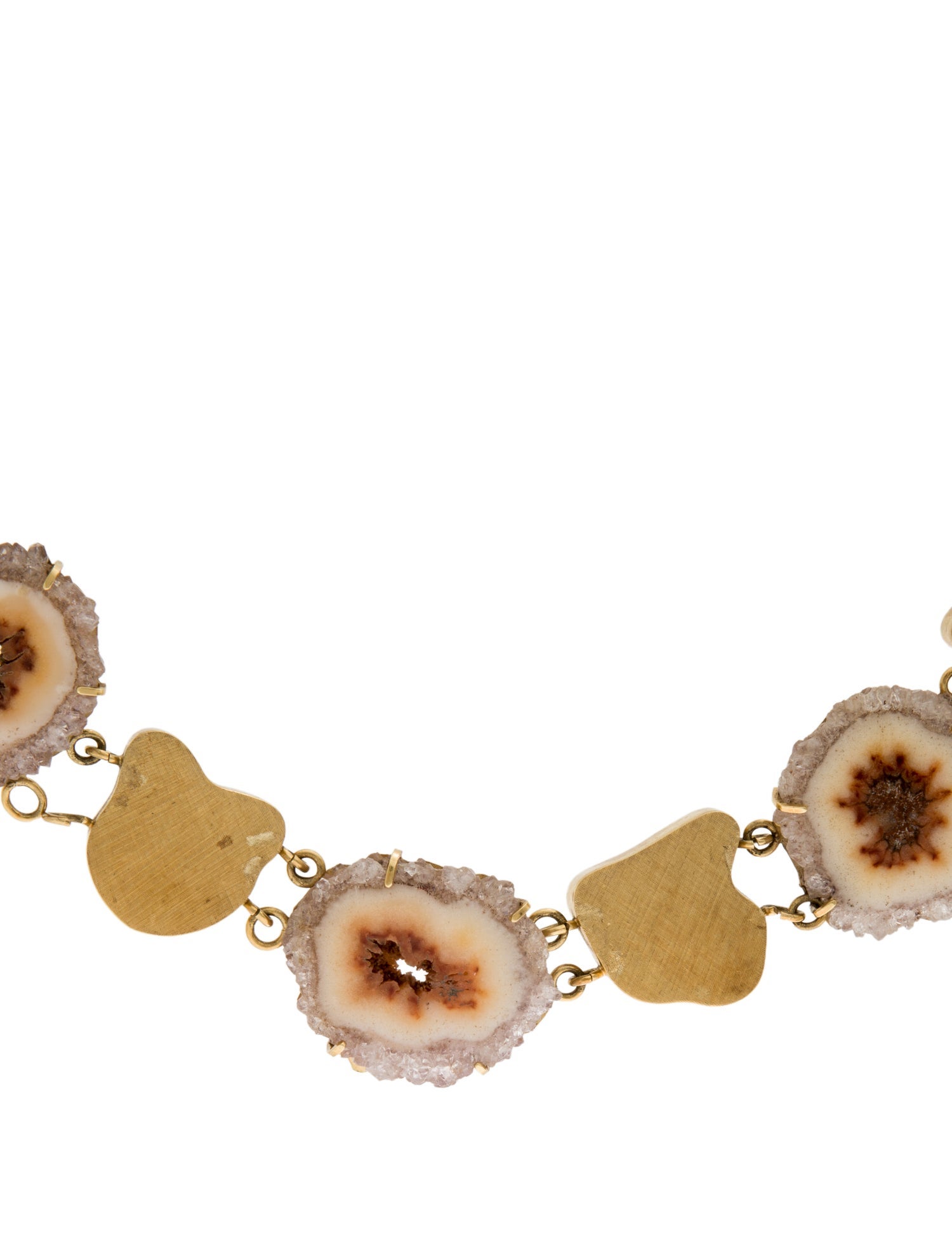 Necklace 18K Geode Collar Necklace