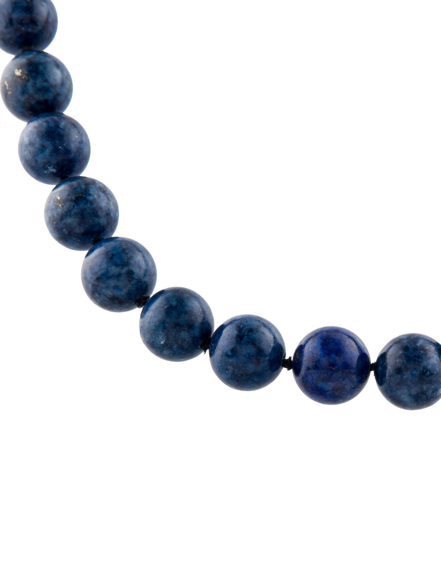 Necklace 14K Lapis Lazuli Bead Strand