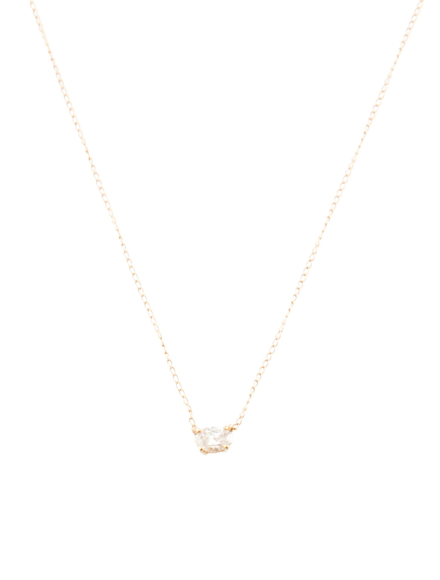 Necklace 14K Diamond Pendant Necklace
