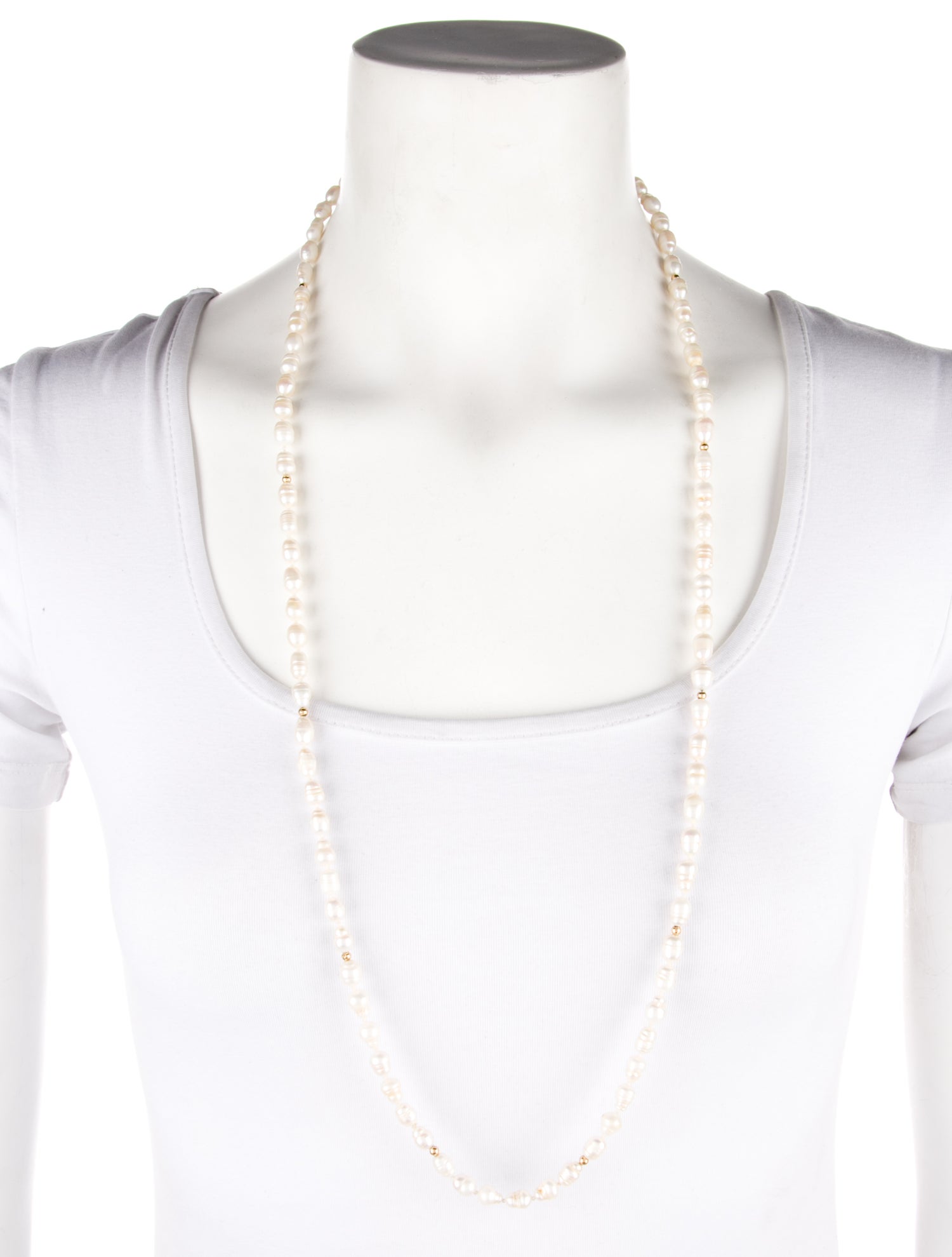 Necklace 14K Pearl Strand Necklace