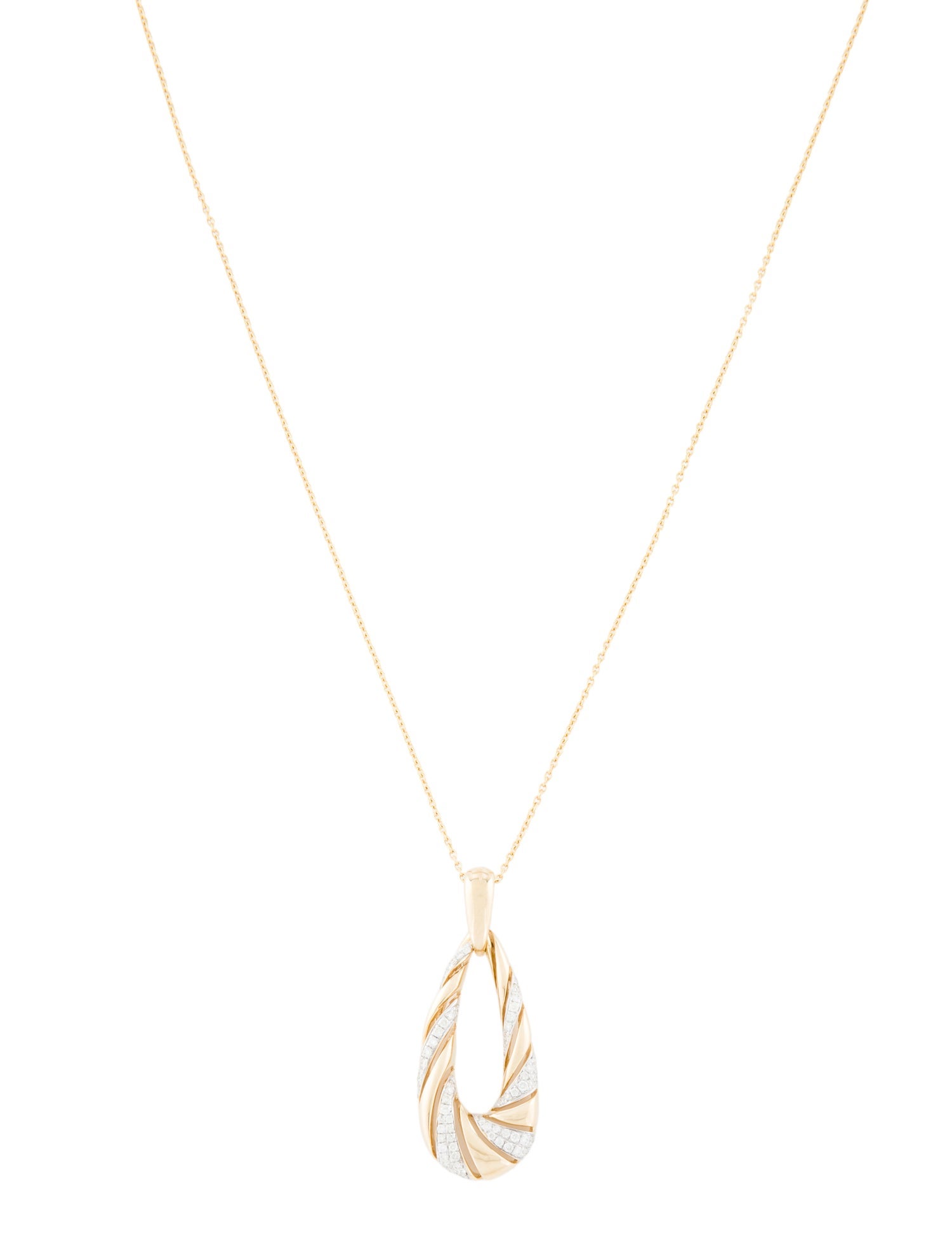 Necklace 14K Diamond Pendant Necklace
