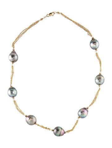 Necklace Station 14K Pearl 13.0-14.0mm