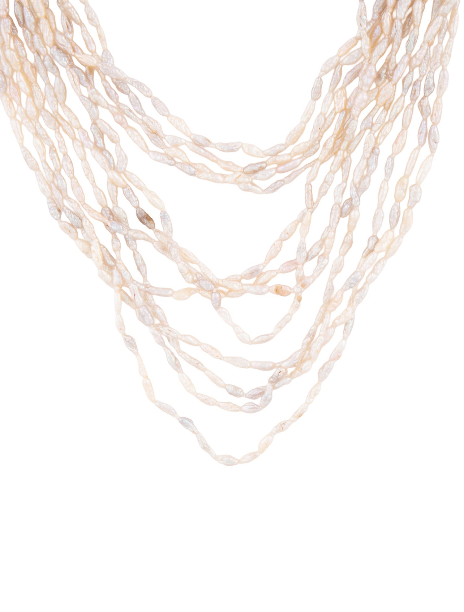 Necklace 14K Pearl Multi-Strand Necklace