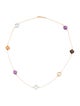 Necklace 14K Multi-Stone Station Necklace