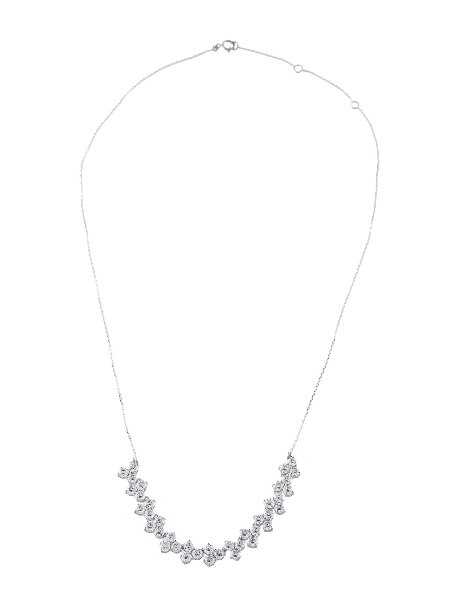 Necklace 14K 4.08ctw Lab-Grown Diamond Station Necklace
