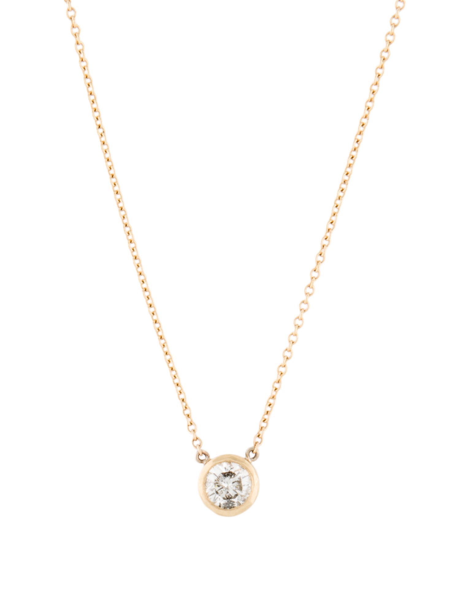 Necklace 14K Diamond Pendant Necklace