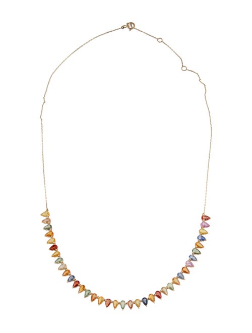 Necklace 14K 8.96ctw Sapphire Collar Necklace