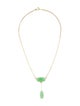 Necklace 14K 14.20ctw Chrysoprase Lavalier Necklace