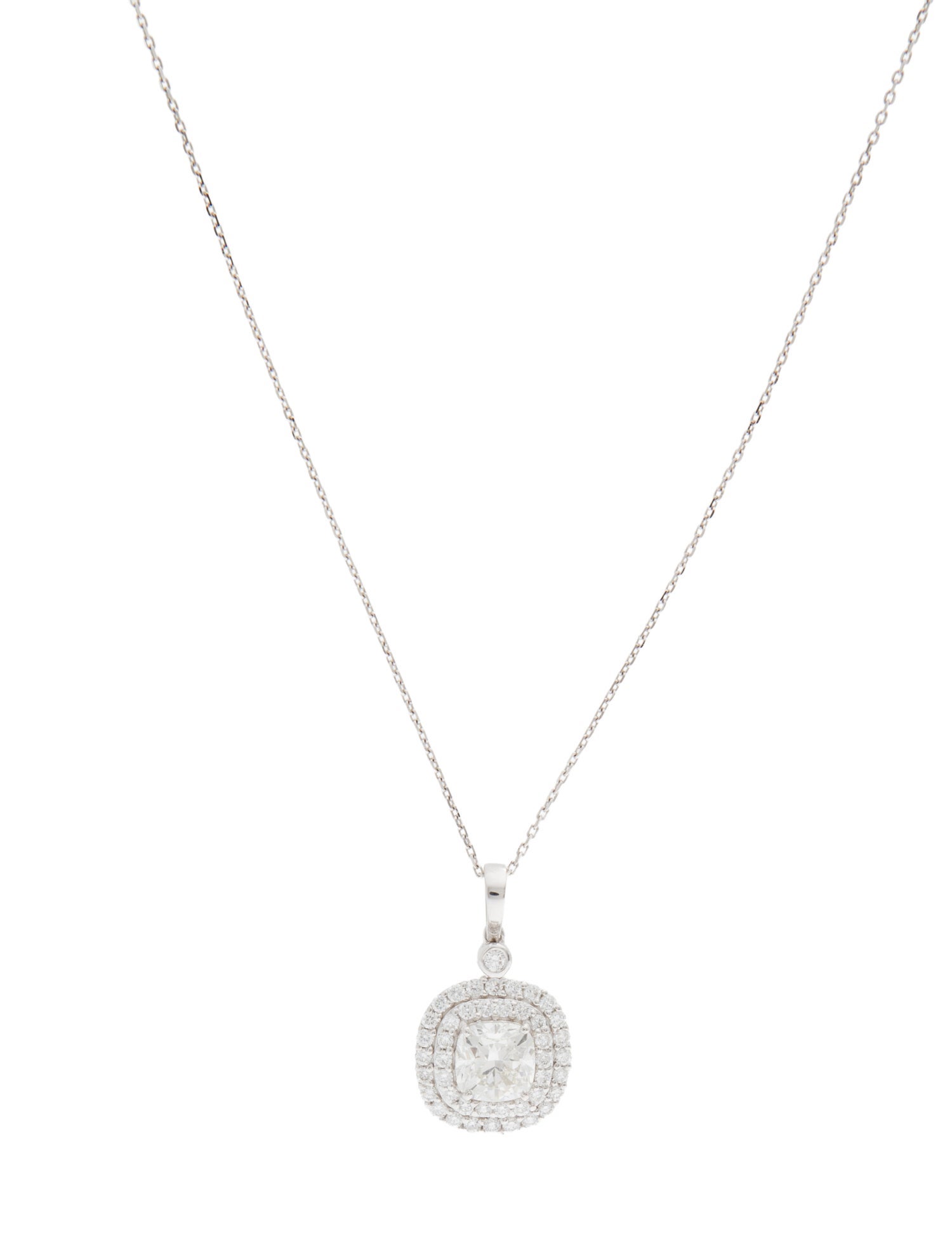Necklace 14K 1.75ctw Lab-Grown Diamond Pendant Necklace