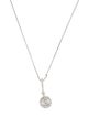Necklace 14K 1.01ctw Diamond Pendant Necklace