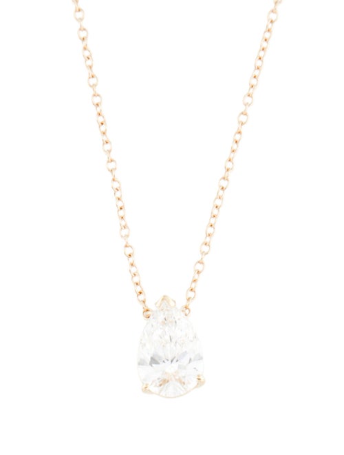 Necklace 14K 2.47ctw Lab-Grown Diamond Pendant Necklace