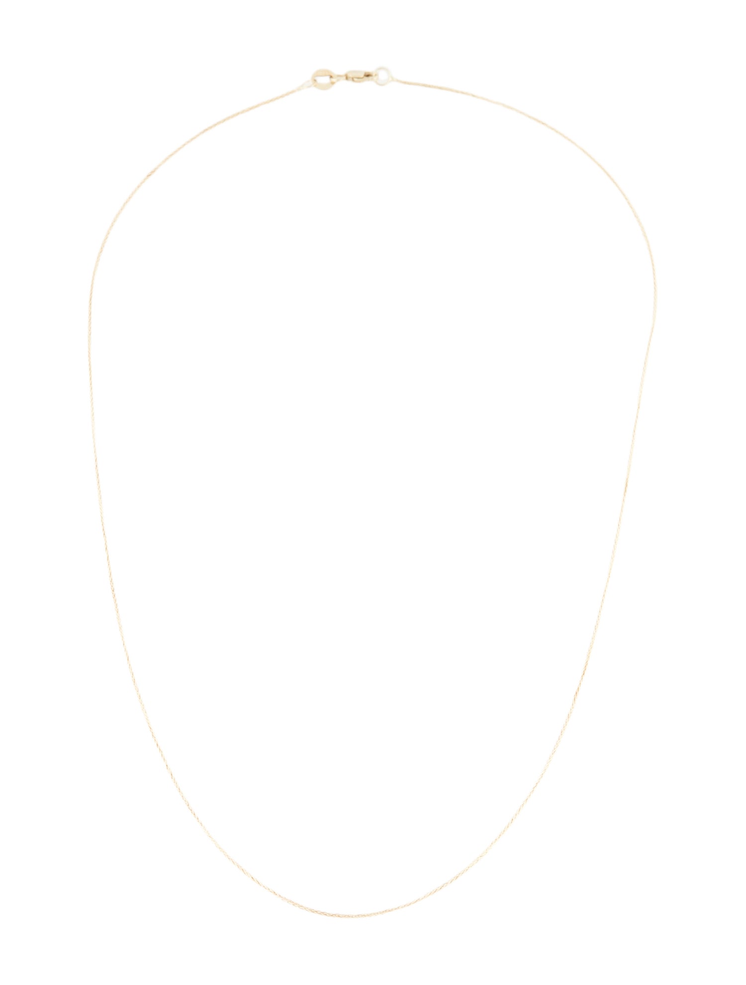 Necklace 14K Wheat Chain Necklace