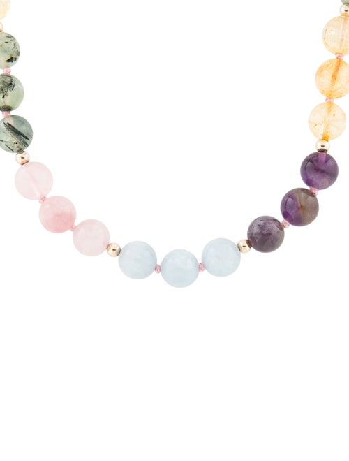 Necklace 14K Multi-Stone Bead Necklace