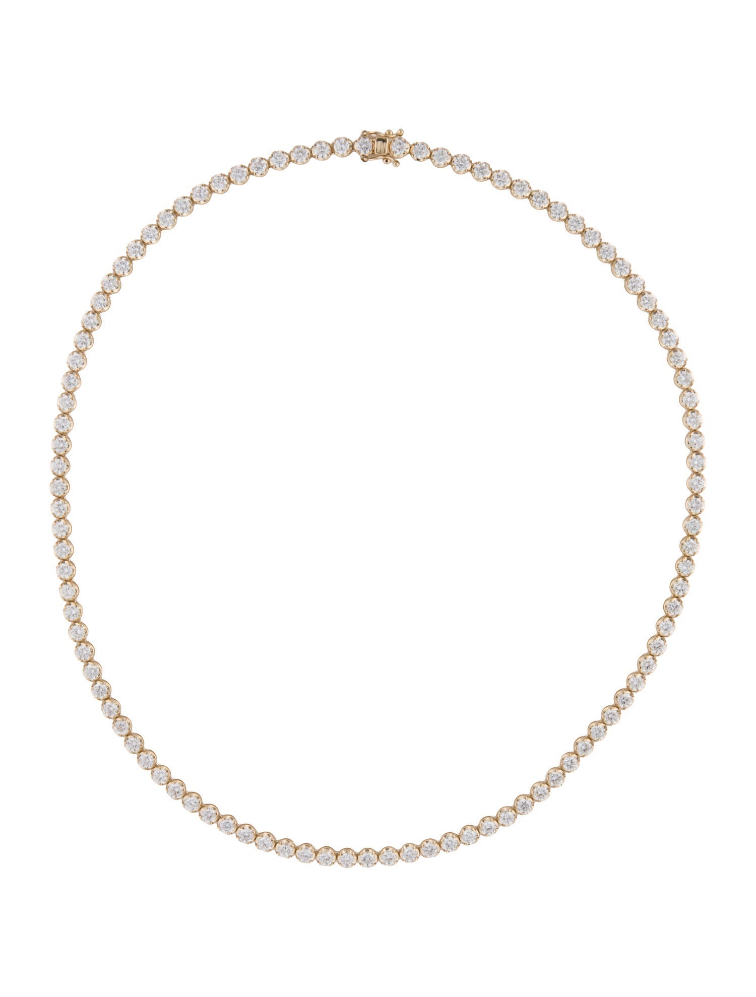 Necklace 14K 13.25ctw Lab Grown Diamond Tennis Necklace