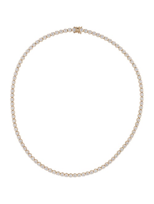 Necklace 14K 13.25ctw Lab Grown Diamond Tennis Necklace