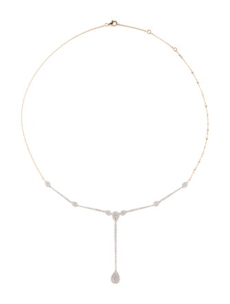Necklace 14K Diamond Pave Set Lavalier