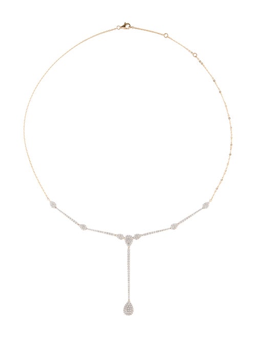 Necklace 14K Diamond Pave Set Lavalier