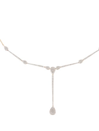 Necklace 14K Diamond Pave Set Lavalier