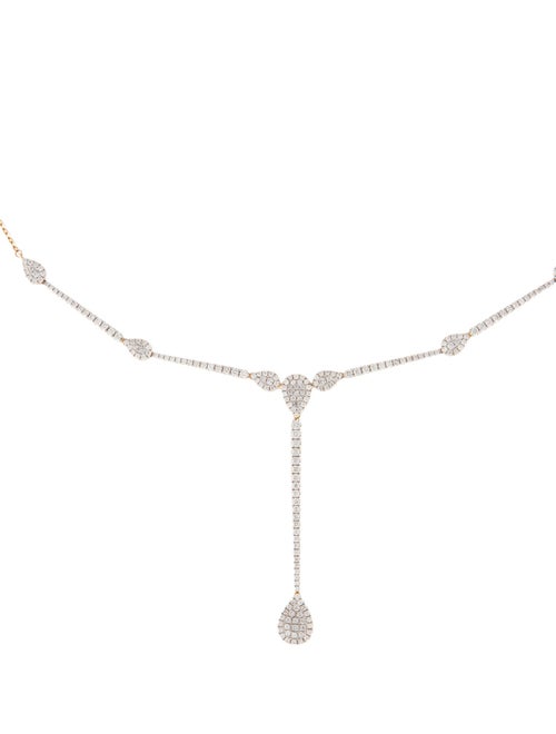 Necklace 14K Diamond Pave Set Lavalier