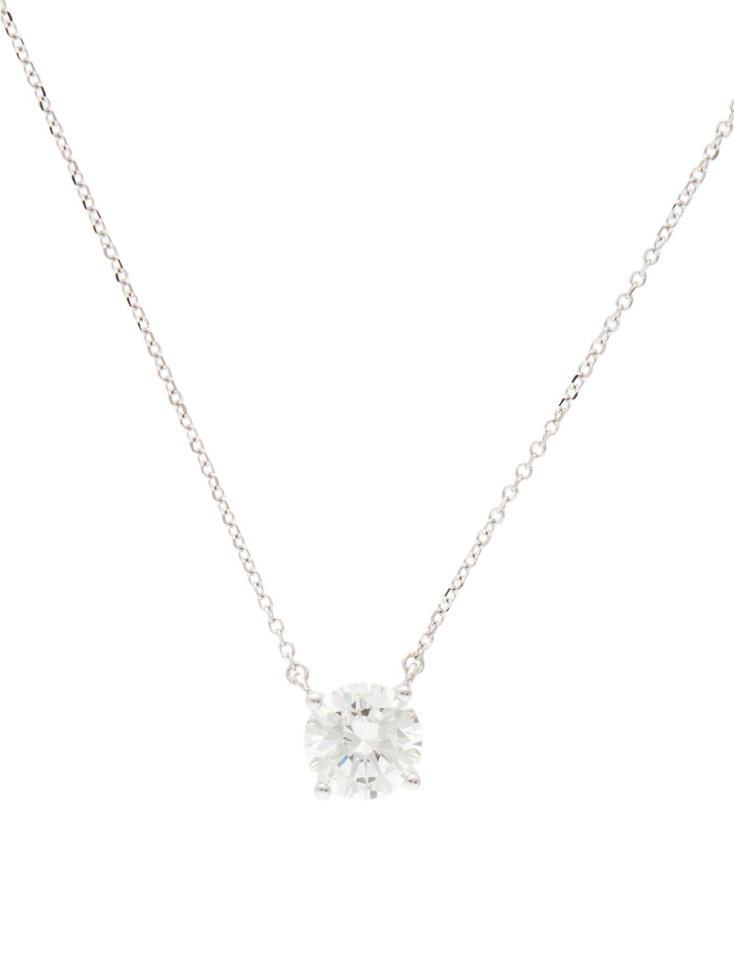 Necklace 18K 1.97ct Lab-Grown Diamond Pendant Necklace
