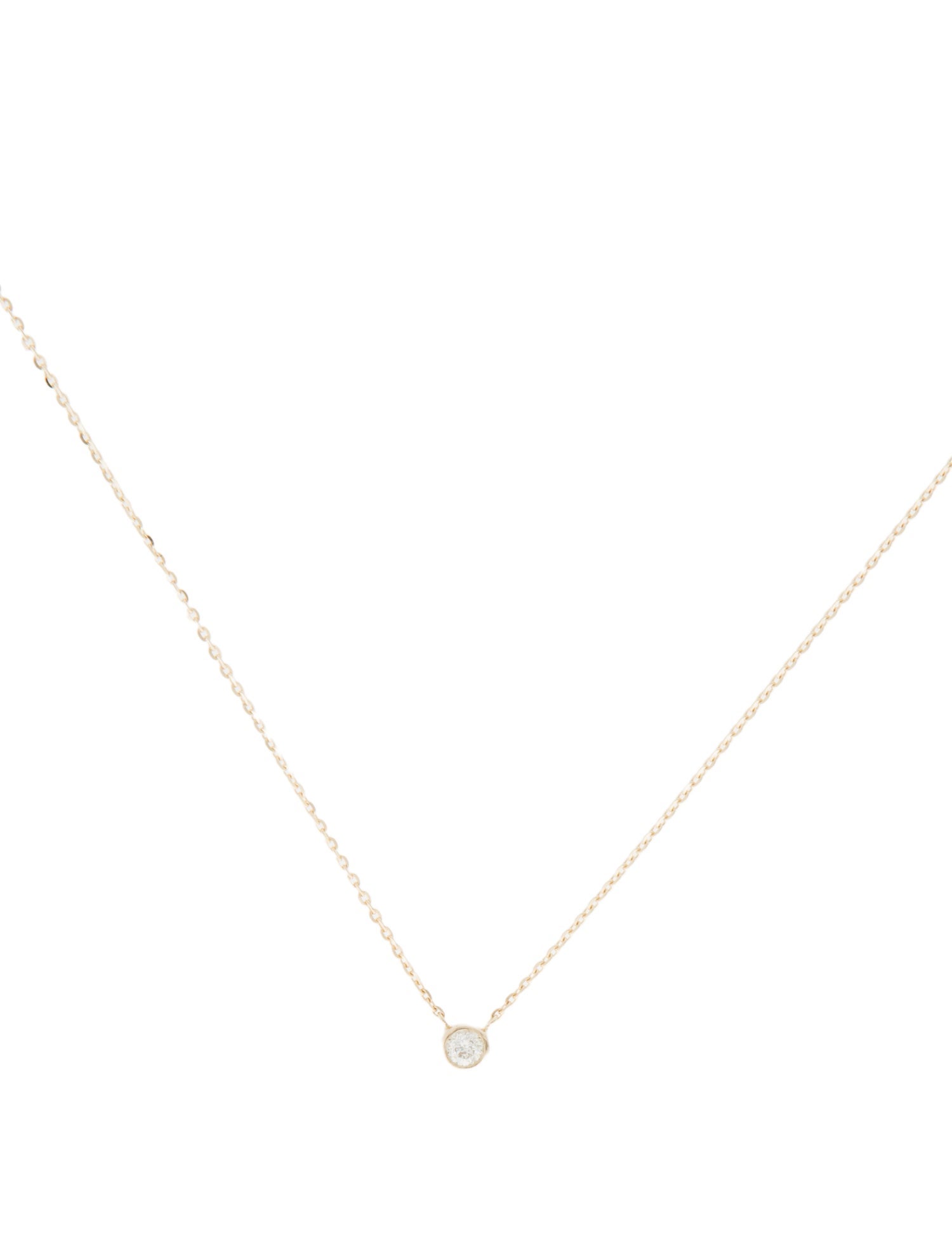Necklace 14K Diamond Pendant Necklace