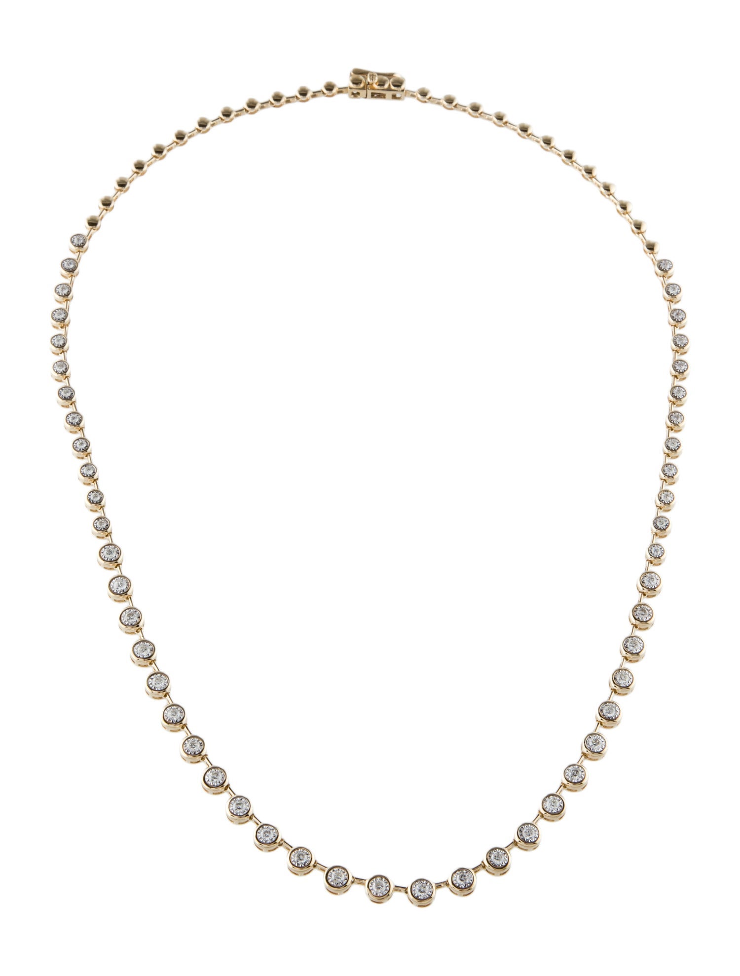Necklace 14K 1.21ctw Diamond Collar Necklace