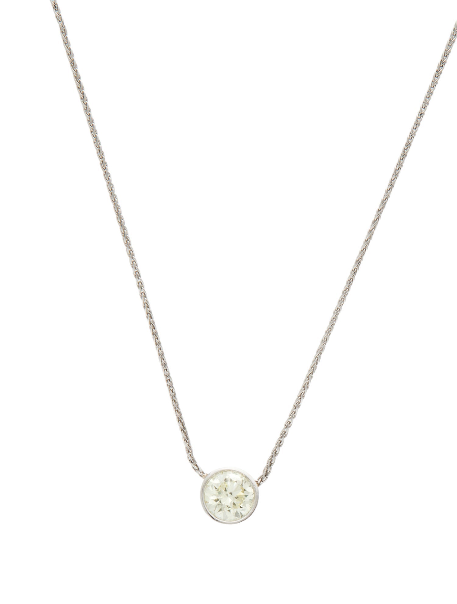 Necklace 14K 1.50ctw Diamond Pendant Necklace