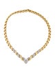 Necklace 18K 4.50ctw Diamond Twisted Link Collar Necklace