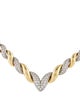 Necklace 18K 4.50ctw Diamond Twisted Link Collar Necklace