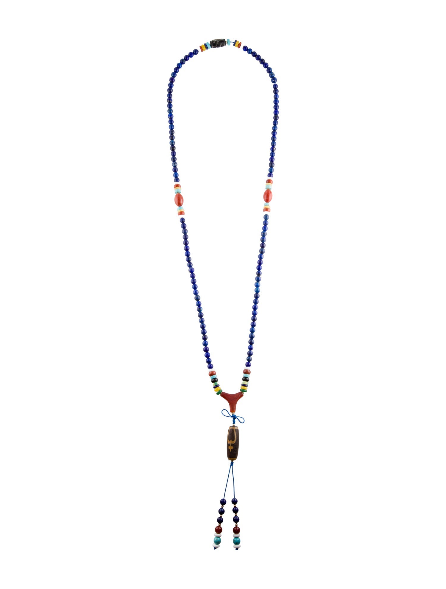 Necklace 14K Multi Stone Bead Strand Necklace