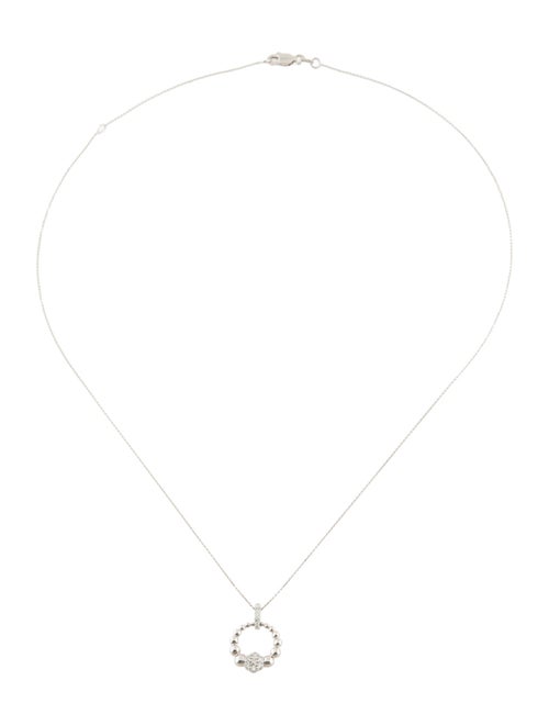 Necklace 14K Diamond Circle Pendant Necklace