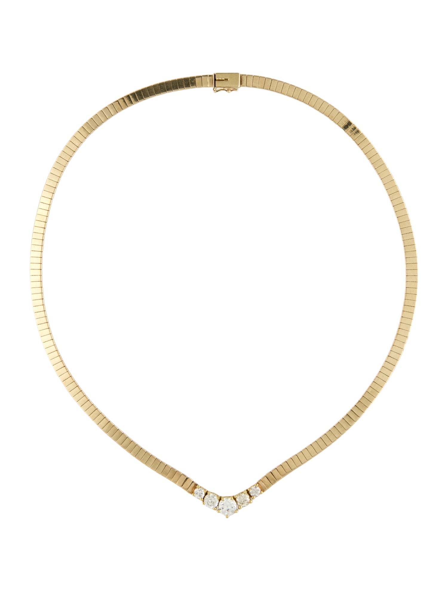 Necklace 14K 1.96ctw Diamond Collar Necklace