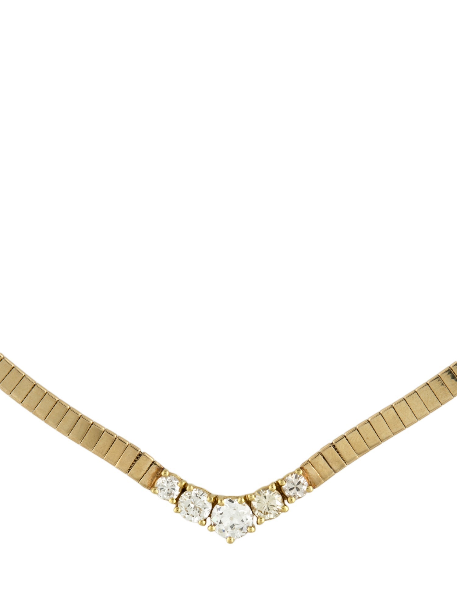 Necklace 14K 1.96ctw Diamond Collar Necklace