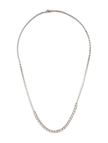 Necklace Collar 14K 3.00ctw Diamond Chain