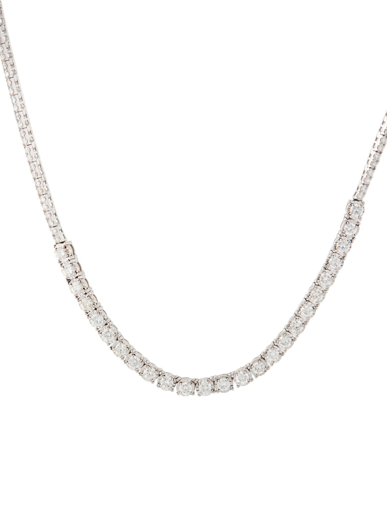 Necklace 14K 3.00ctw Diamond Chain Collar Necklace