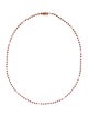Necklace 14K 3.97ctw Ruby & Diamond Tennis Bracelet