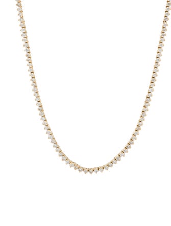 Necklace 14K 3.01ctw Diamond Adjustable Necklace
