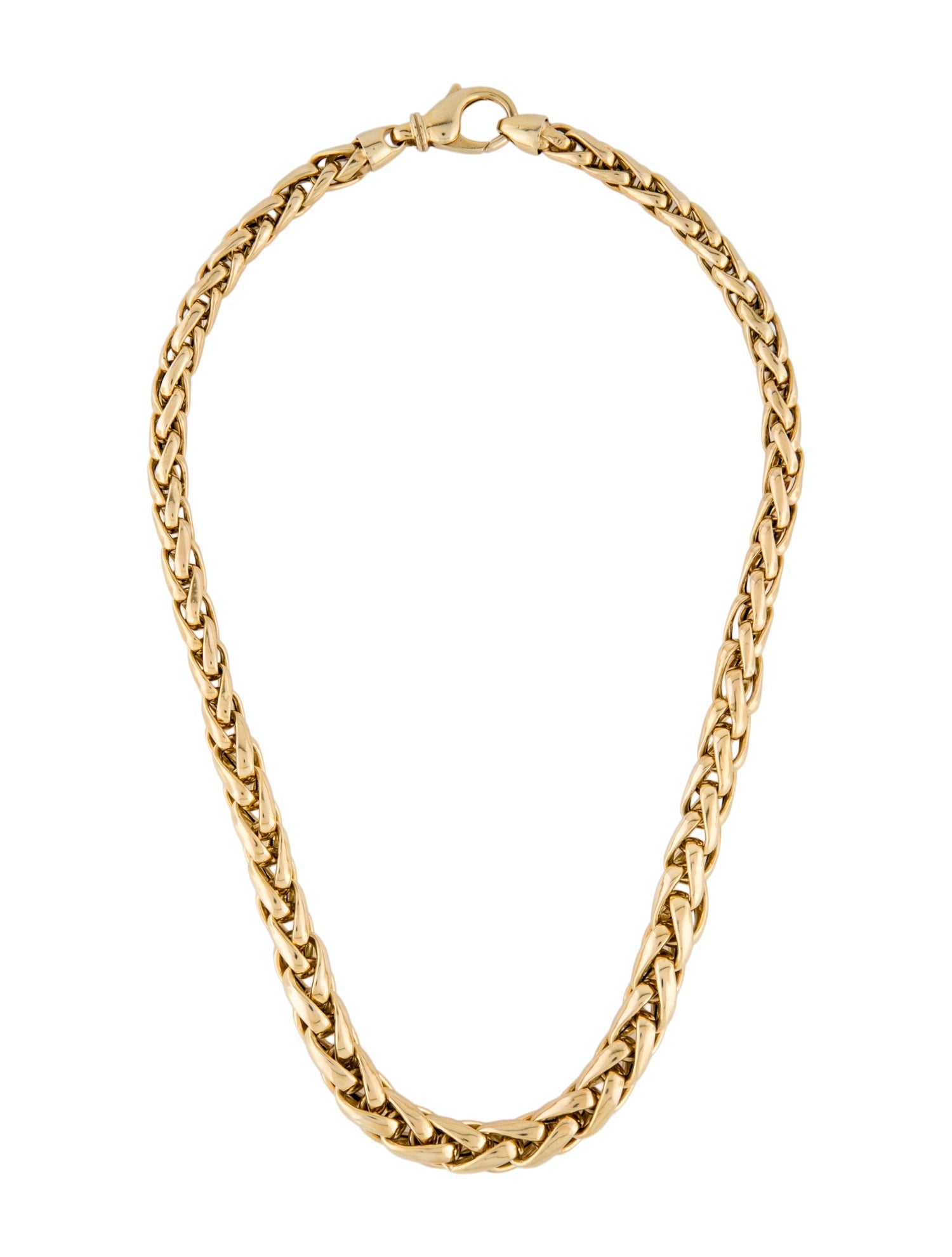 Necklace 14K Large Wheat Chain