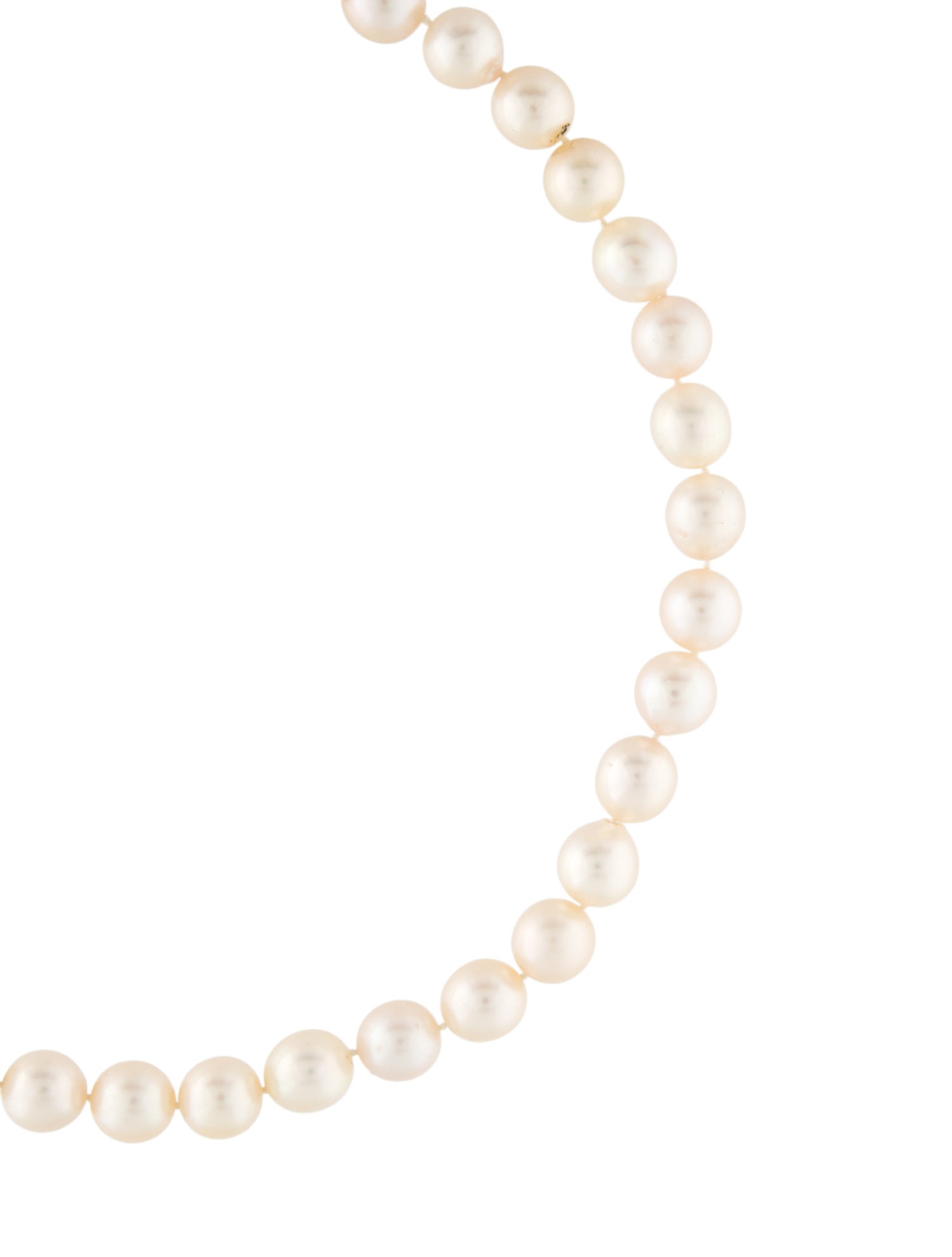 Necklace 14K Pearl Bead Strand