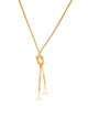 Necklace 18K 1.42ctw Diamond Lavalier Pendant Necklace