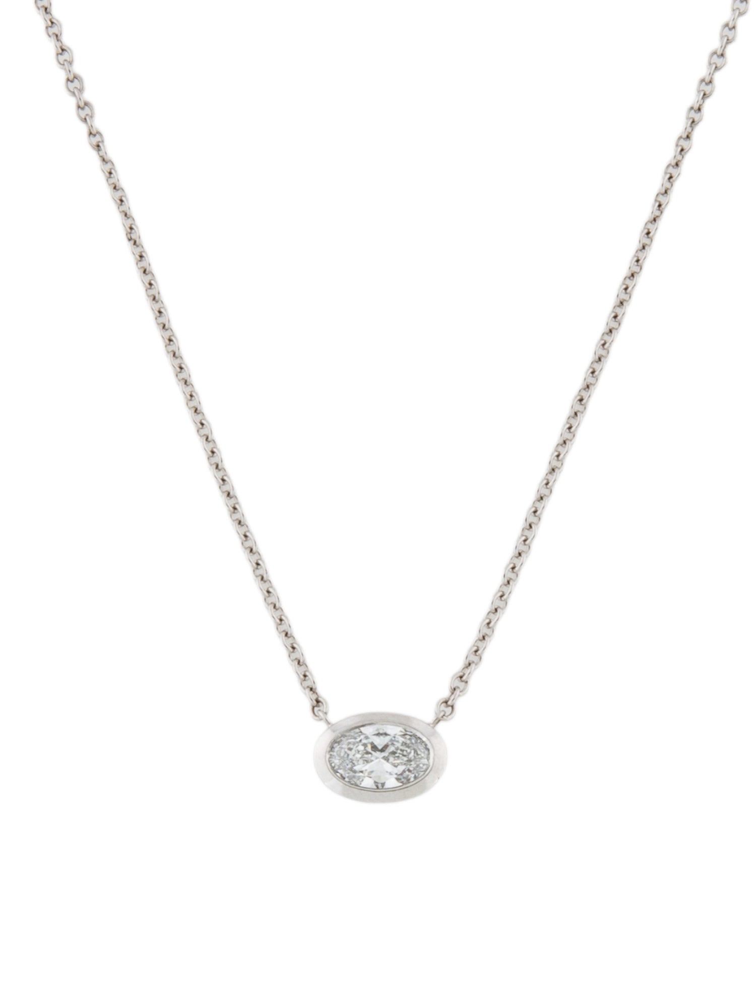 Necklace 18K Diamond Pendant Necklace