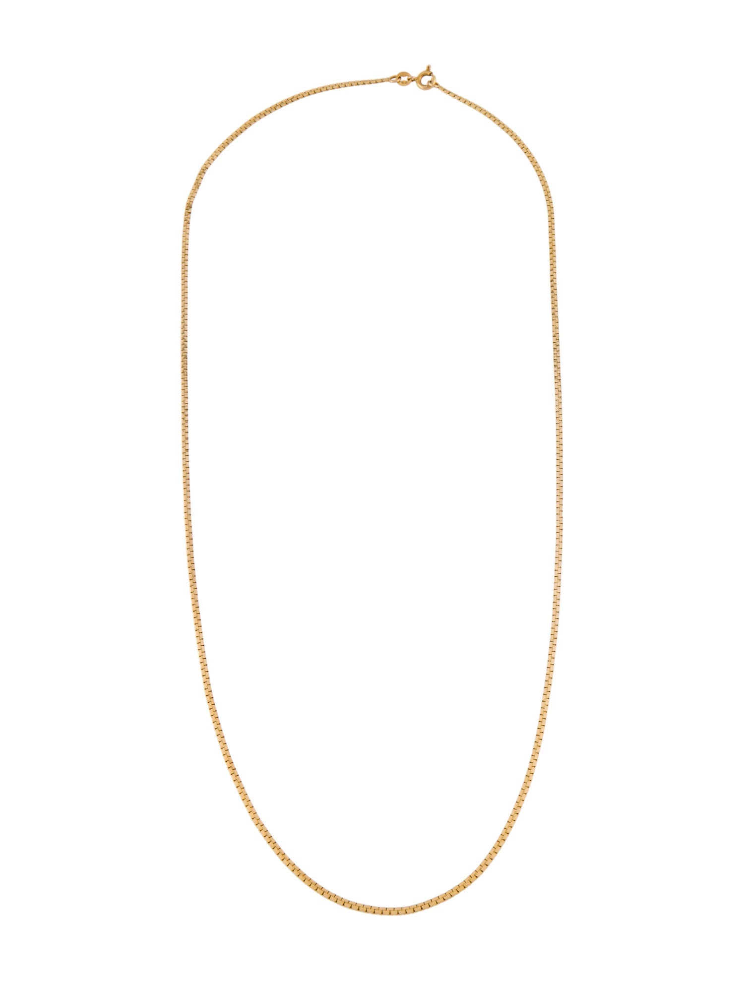 Necklace 14K Flat Chain