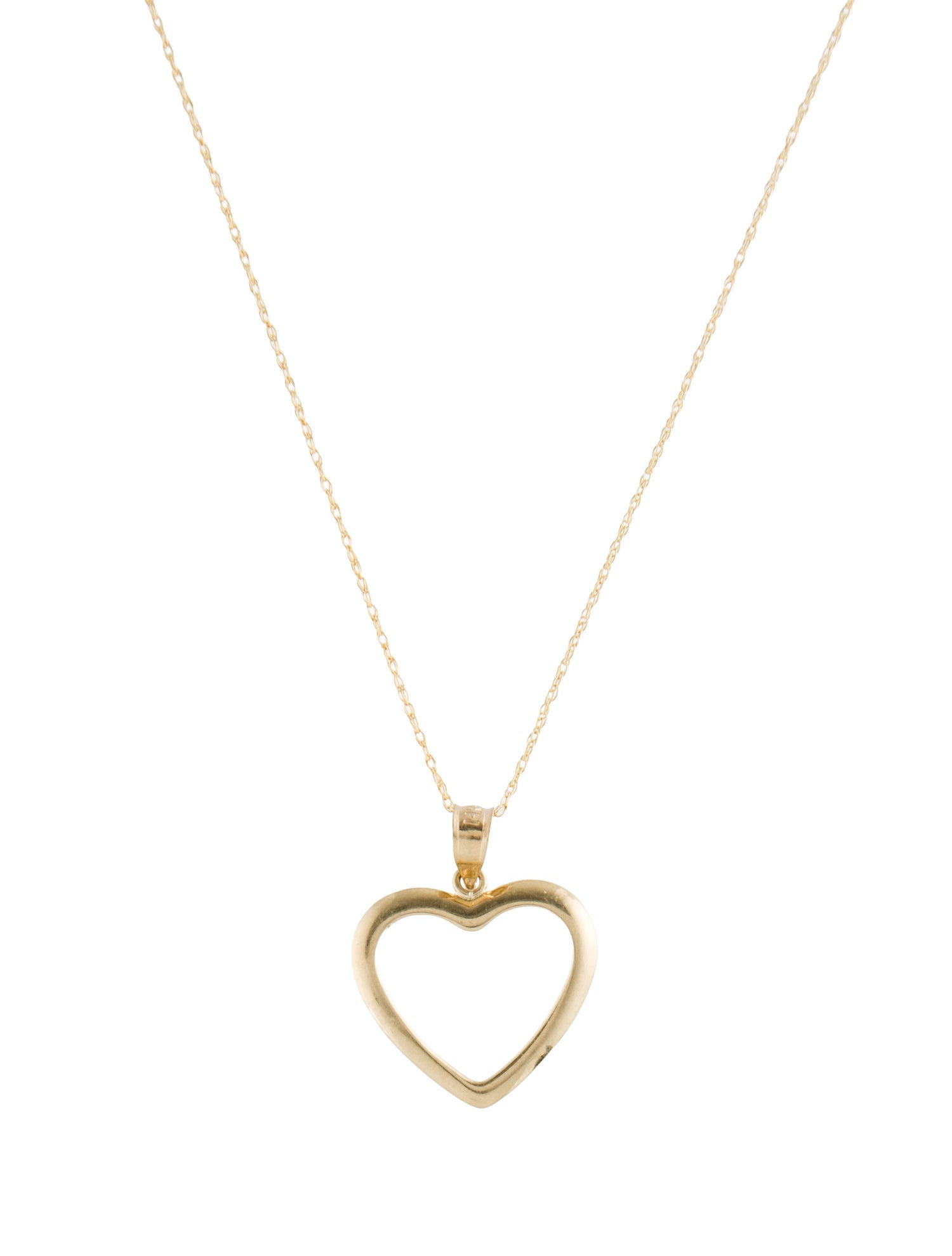 Necklace 14K Heart Pendant Necklace