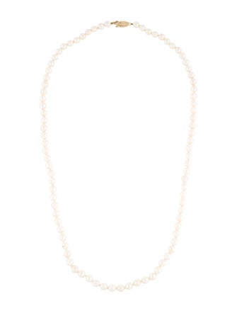 Necklace 14k Pearl Strand Necklace